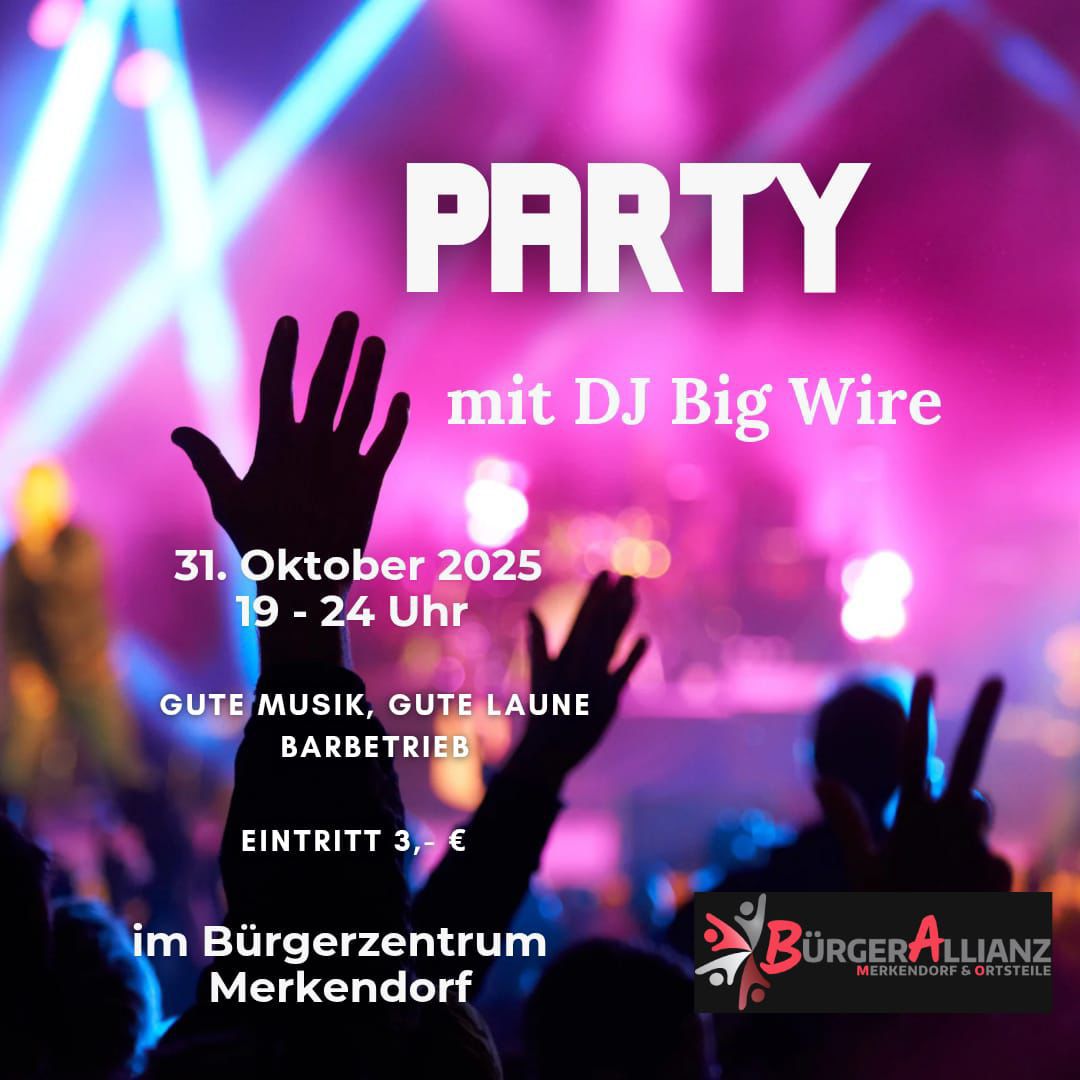 Flyer Party Okt 25